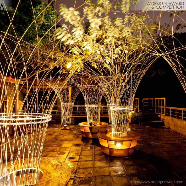 Lightscape Pavilion Art Installation by Daisuke Nagatomo and Minnie Jan