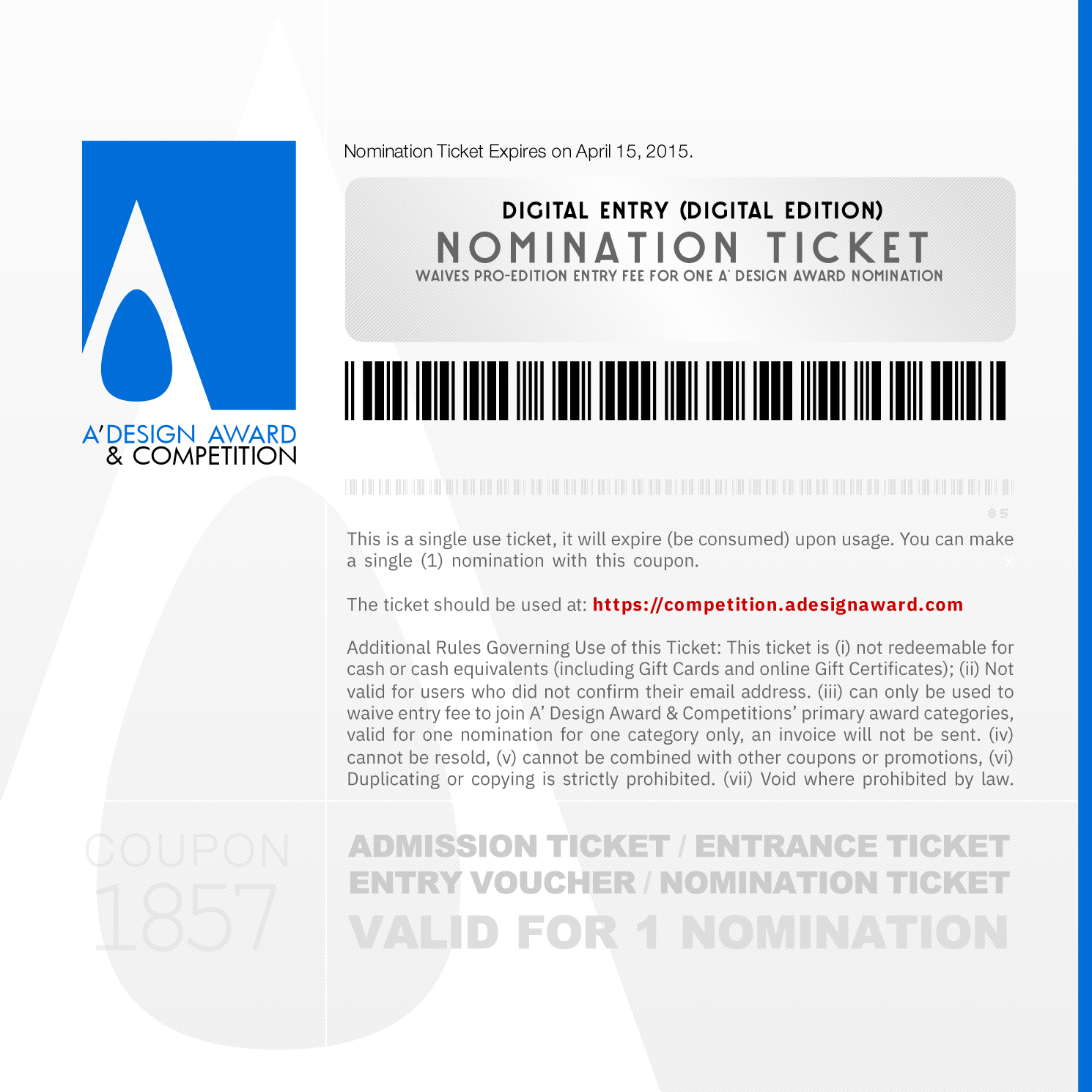 Example Submission Ticket